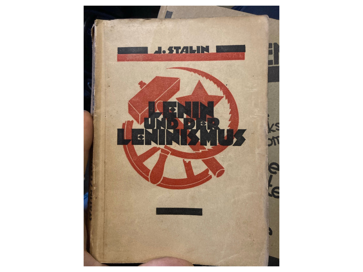 Kaft van Stalin, Lenin und der Leninismus uit 1925