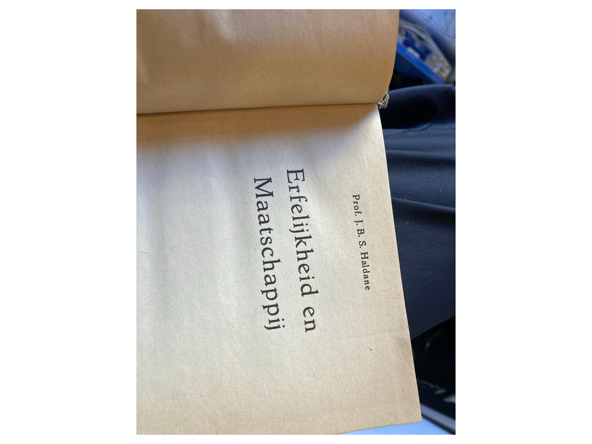 Titelpagina van Erfelijkheid en maatschappij