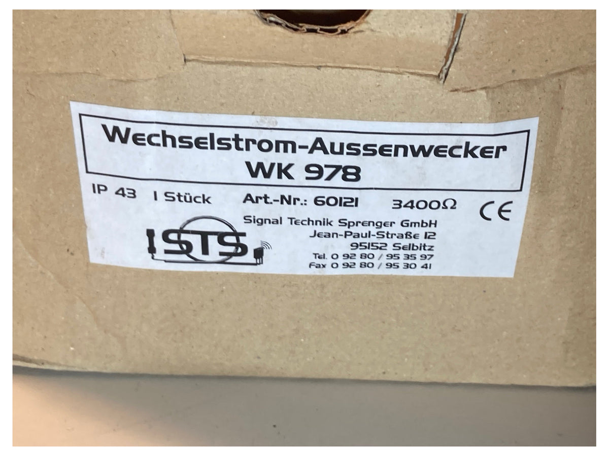 STS WK 978 elektrische buitenbel – foto 2