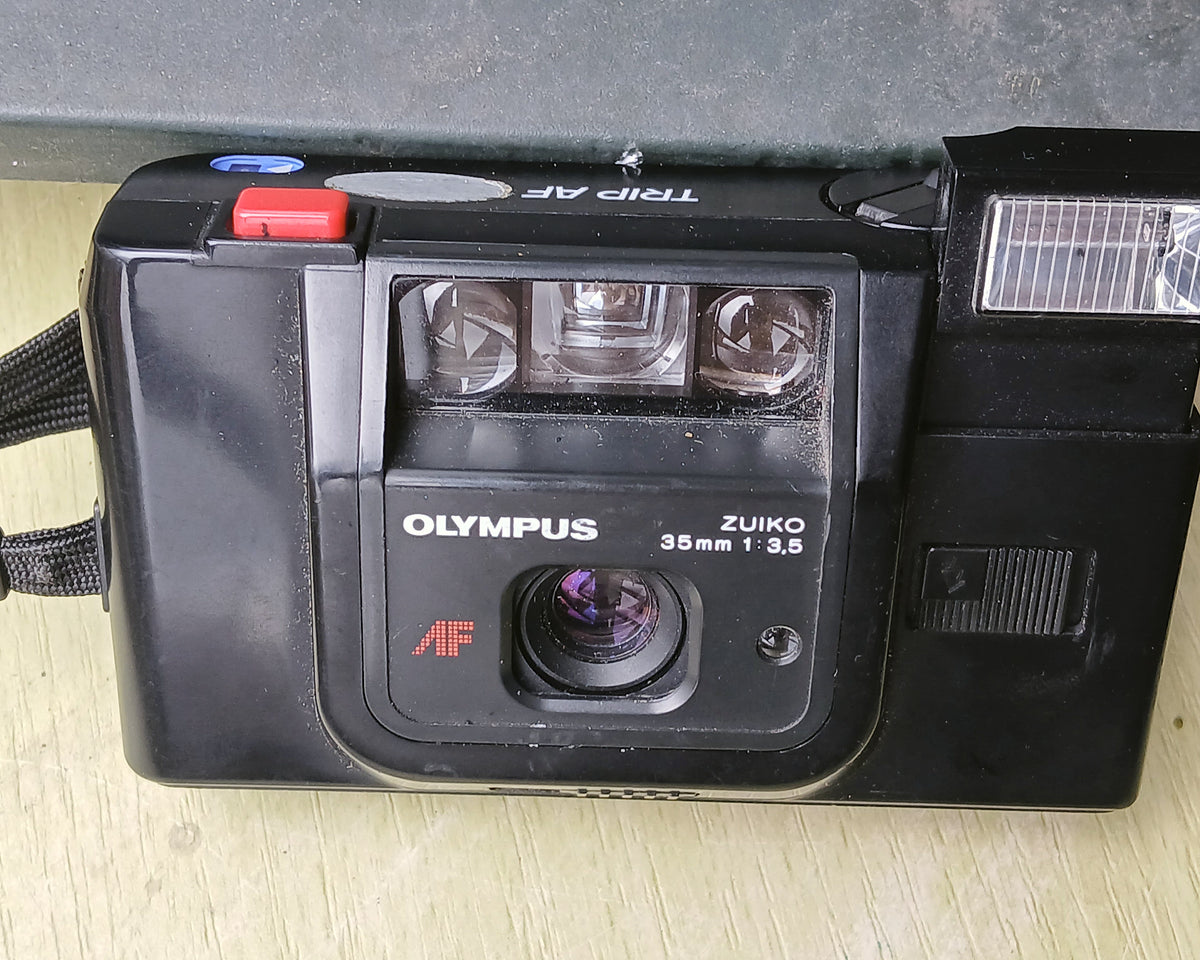Olympus Trip AF 35mm compactcamera – Zuiko 3.5/35mm lens – foto 1