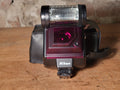 Nikon Speedlight SB-20 flitser met hoes – vintage analoge camera bij De Majum Rotterdam