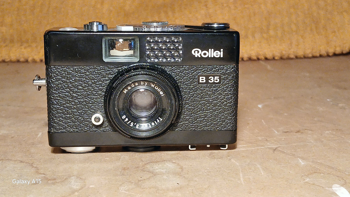 Rollei B 35 Black 35mm Film Camera – Rollei Triotar 40mm f/3.5 – foto 1