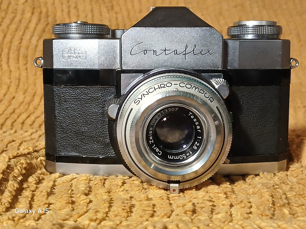 Zeiss Ikon Contaflex III 35mm camera met Carl Zeiss Tessar 2.8/50mm – foto 1