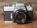 Minolta SRT 202 met Minolta MD Rokkor 50mm f/1.7 – vintage analoge camera bij De Majum Rotterdam
