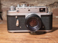Zorki-4 35mm Rangefinder Camera met Jupiter-8 50mm f/2 – vintage analoge camera bij De Majum Rotterdam
