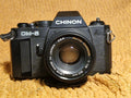 Chinon CM-5 analoge spiegelreflexcamera met 1.9/50mm lens – foto 1