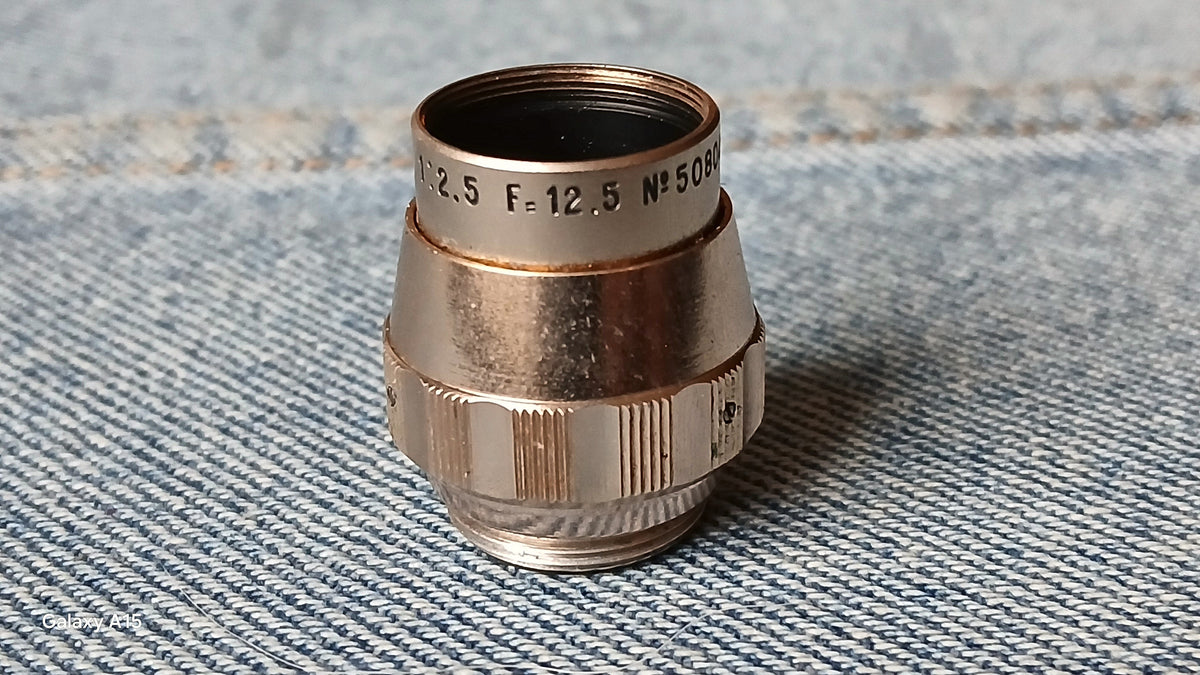 Boyer Saphir 12.5mm f/2.5 Vintage Franse Cine Lens No. 5080 – foto 2