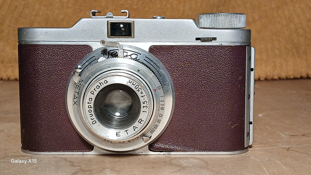 Druopta Vega 35mm Vintage Camera + Etar 50mm f/3.5 – Czechoslovakia – foto 1