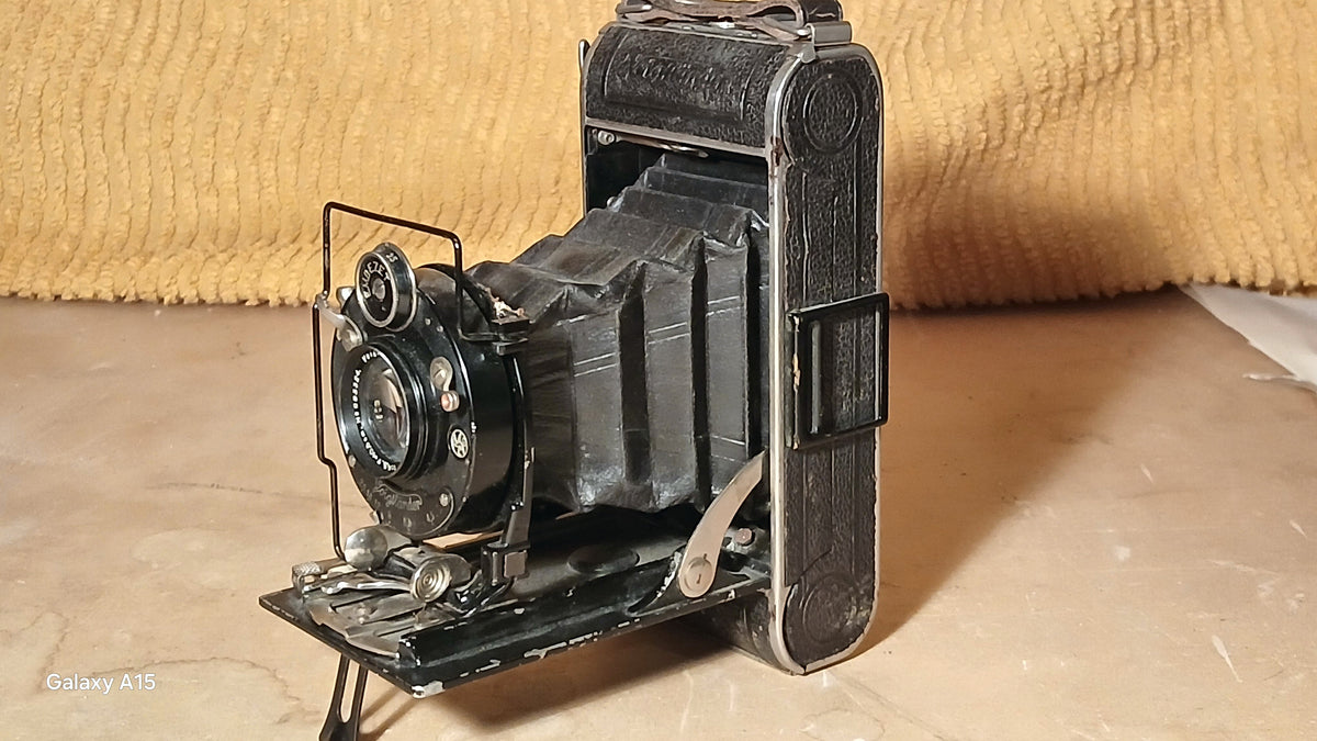Voigtländer Inos II Klapcamera – Anastigmat Skopar 10,5cm f/4.5 – Vintage 6x9 – foto 4