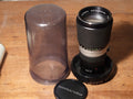 Mamiya/Sekor ES 200mm f/3.5 telelens met koker – vintage analoge camera bij De Majum Rotterdam