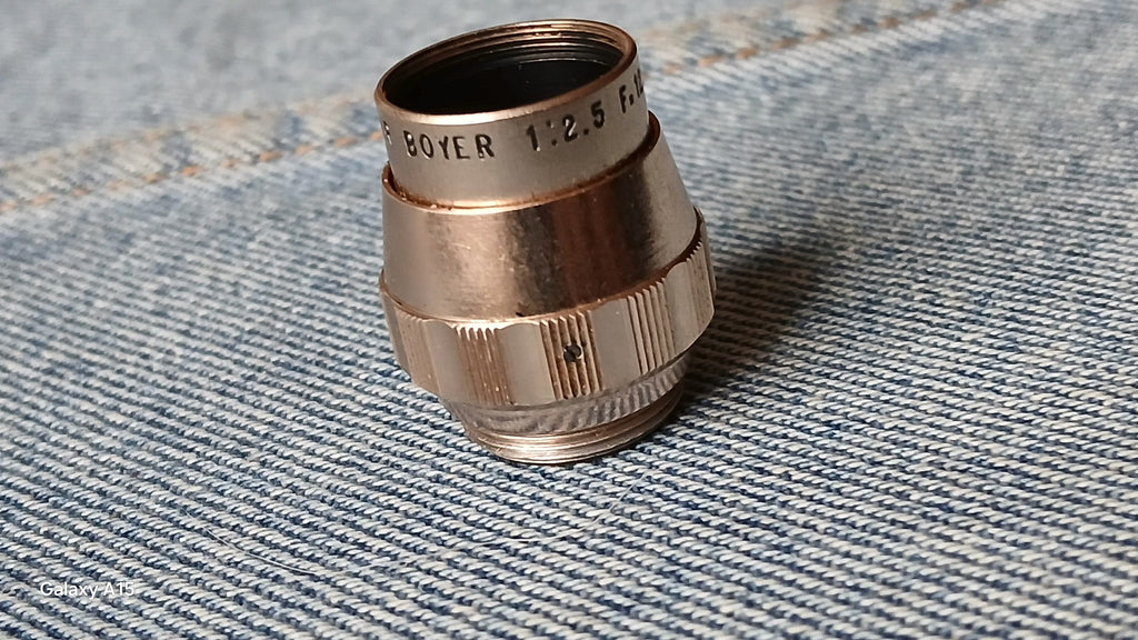 Boyer Saphir 12.5mm f/2.5 Vintage Franse Cine Lens No. 5080 – foto 3