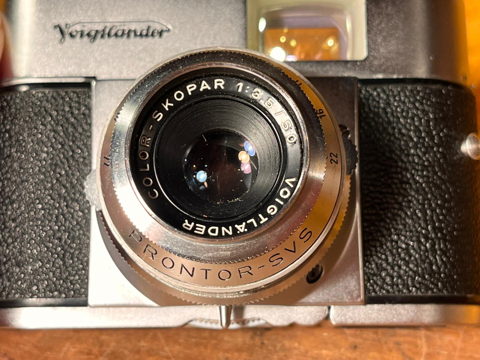 Voigtländer Vito B 35mm Camera met Color-Skopar 3.5/50mm Lens