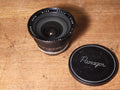 Panagor Auto Wide Angle 21mm f/4 M42 Lens Tekst – vintage analoge camera bij De Majum Rotterdam
