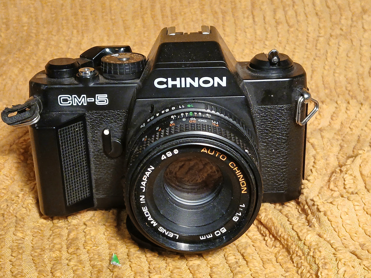 Chinon CM-5 analoge spiegelreflexcamera met 1.9/50mm lens – foto 2