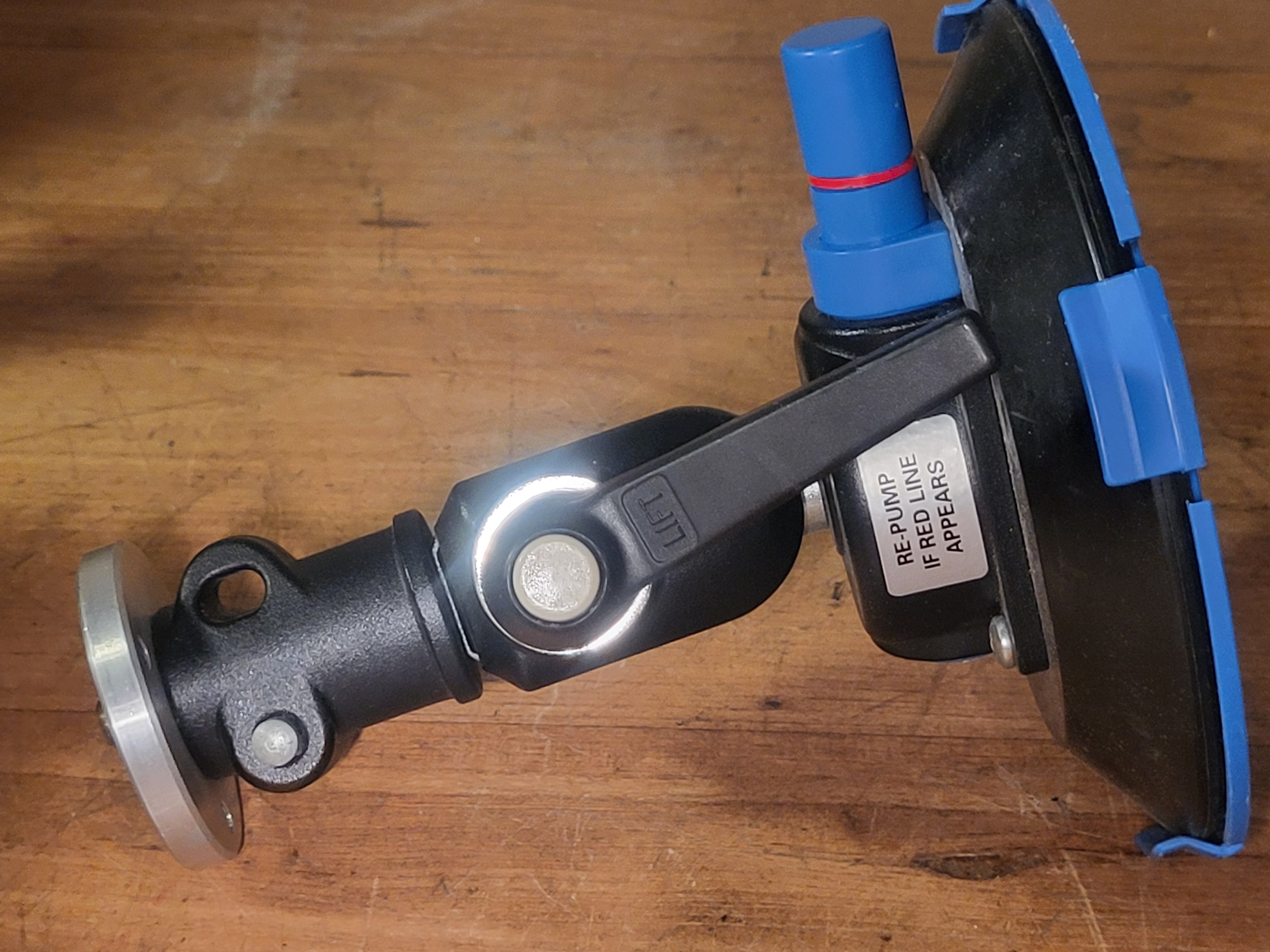 Manfrotto vacuum zuignap camerasteun / suction mount Made in Italy