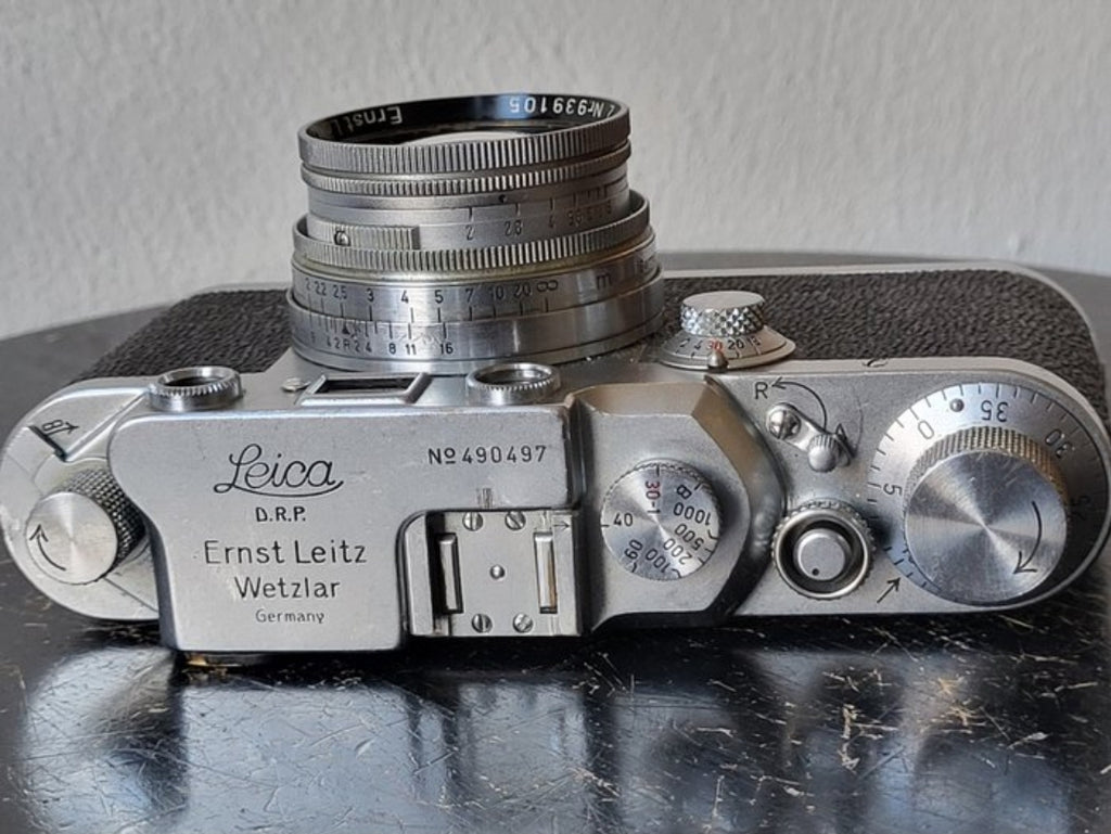 Leica IIIc 35mm Rangefinder Camera met Leitz Summitar 5cm f/2 Lens