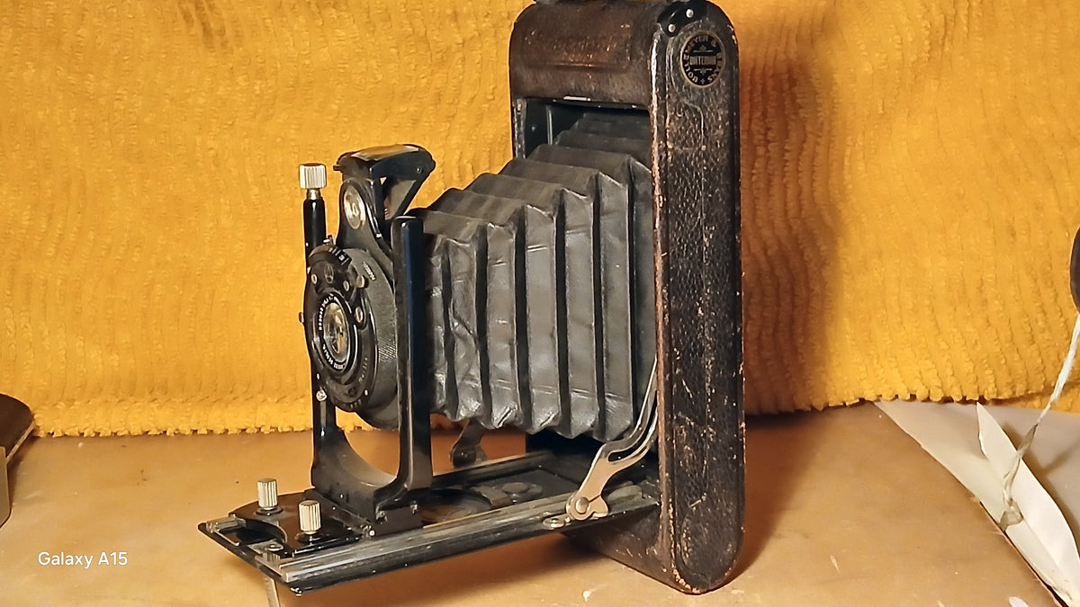 Ernemann Heag Folding Plate Camera – C.P. Goerz Berlin Dogmar 13.5cm f/6.3 – Cronos C – foto 3
