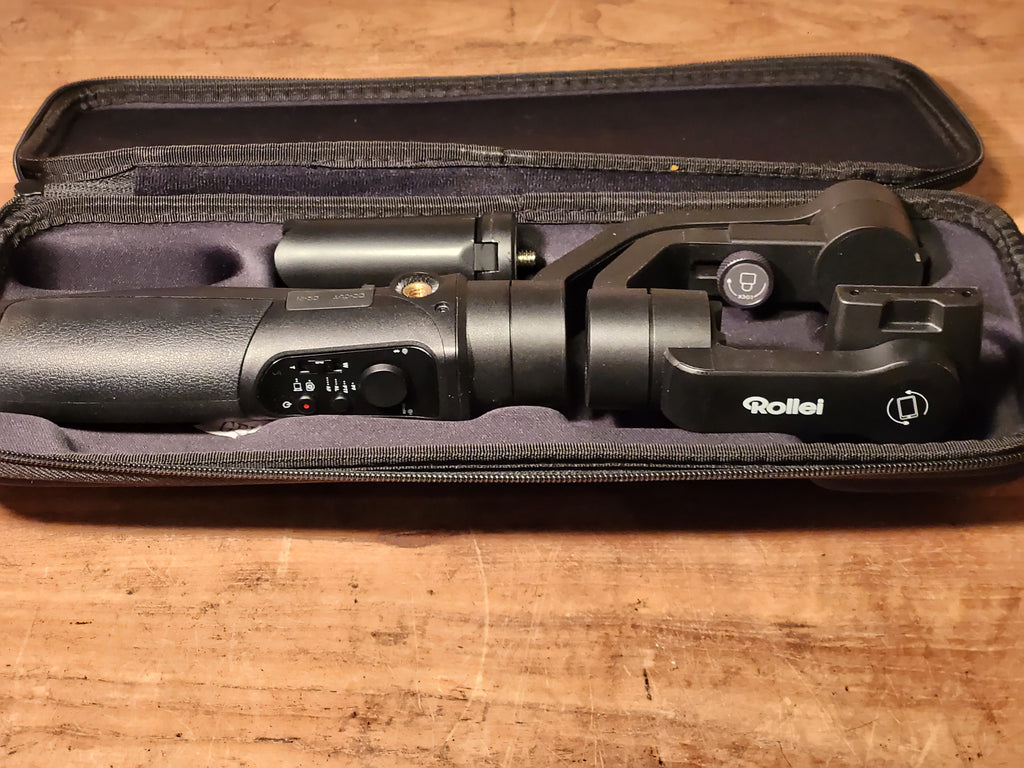 Rollei Smartphone Gimbal Stabilizer met originele hardcase