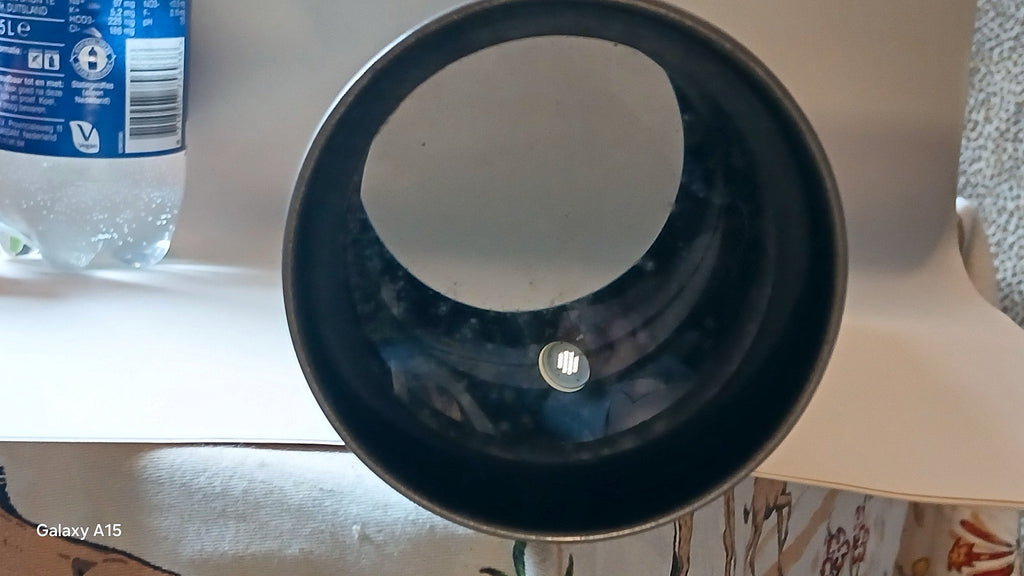 Oude professionele cameralens of grote projectorlens – merk en herkomst onbekend – foto 3