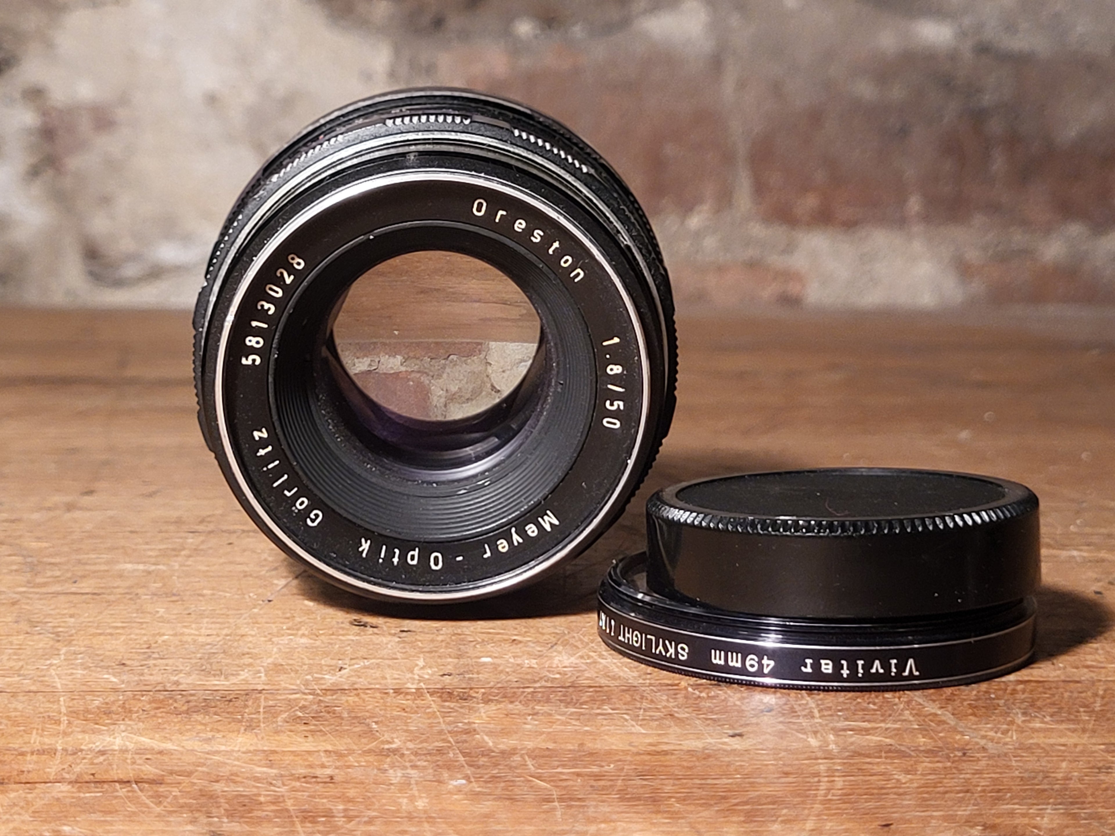 Meyer-Optik Görlitz Oreston 50mm f/1.8 Vintage Prime Lens – vintage analoge camera bij De Majum Rotterdam