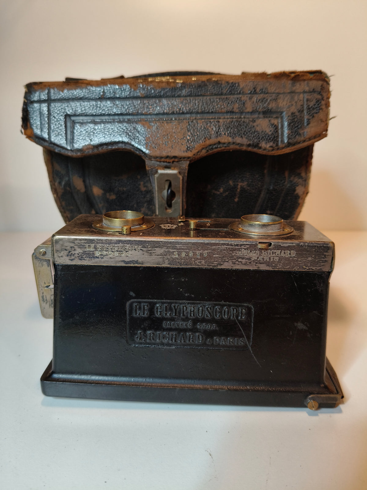 Jules Richard Le Glyphoscope stereocamera met etui – foto 2