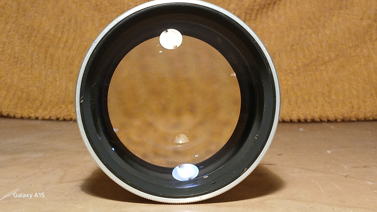 Ernst Leitz Wetzlar Hektor 25cm f/2.8 projectielens, zilverkleurig – foto 4 van 5