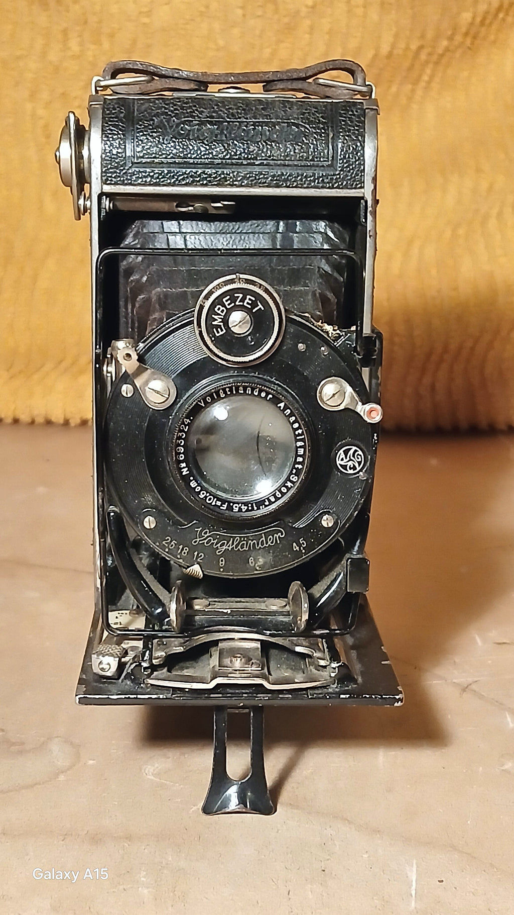 Voigtländer Inos II Klapcamera – Anastigmat Skopar 10,5cm f/4.5 – Vintage 6x9 – foto 2