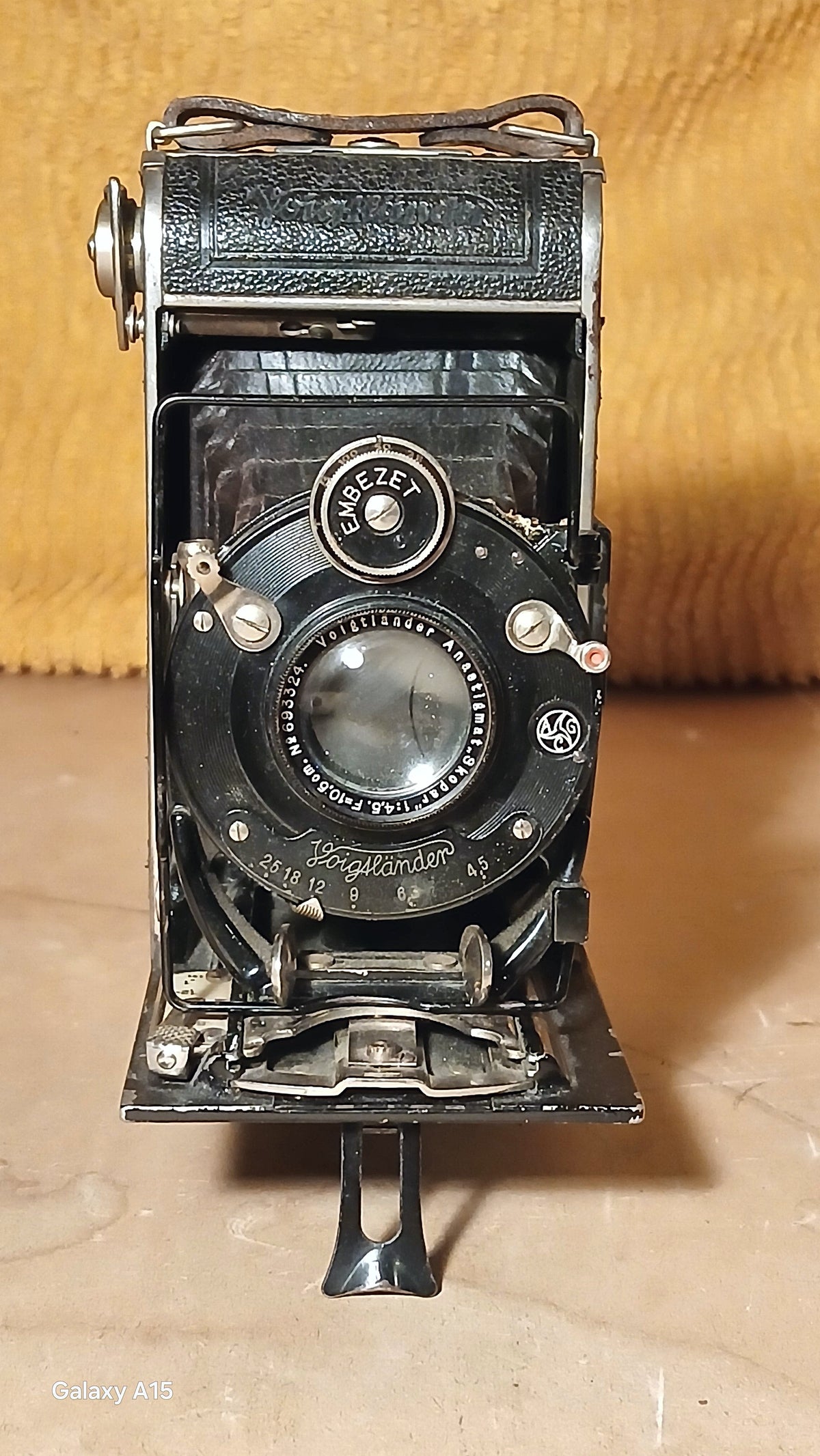 Voigtländer Inos II Klapcamera – Anastigmat Skopar 10,5cm f/4.5 – Vintage 6x9 – foto 2