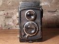 Rolleicord TLR Camera met Carl Zeiss Jena Triotar 3.5/7.5cm lens – vintage analoge camera bij De Majum Rotterdam