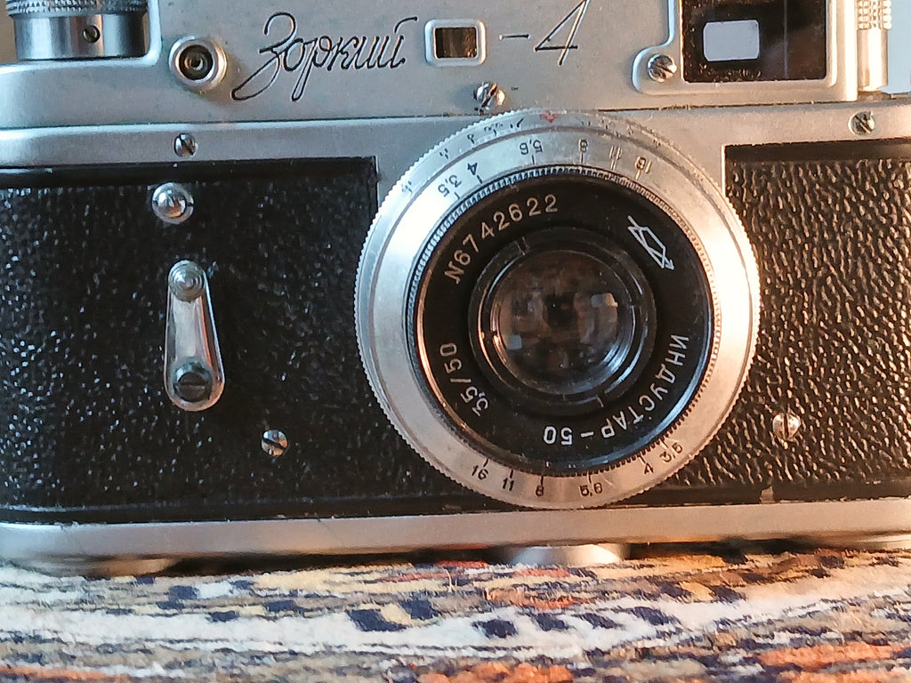 Zorki-4 35mm meetzoekercamera met Industar-50 3.5/50mm M39 lens – foto 2