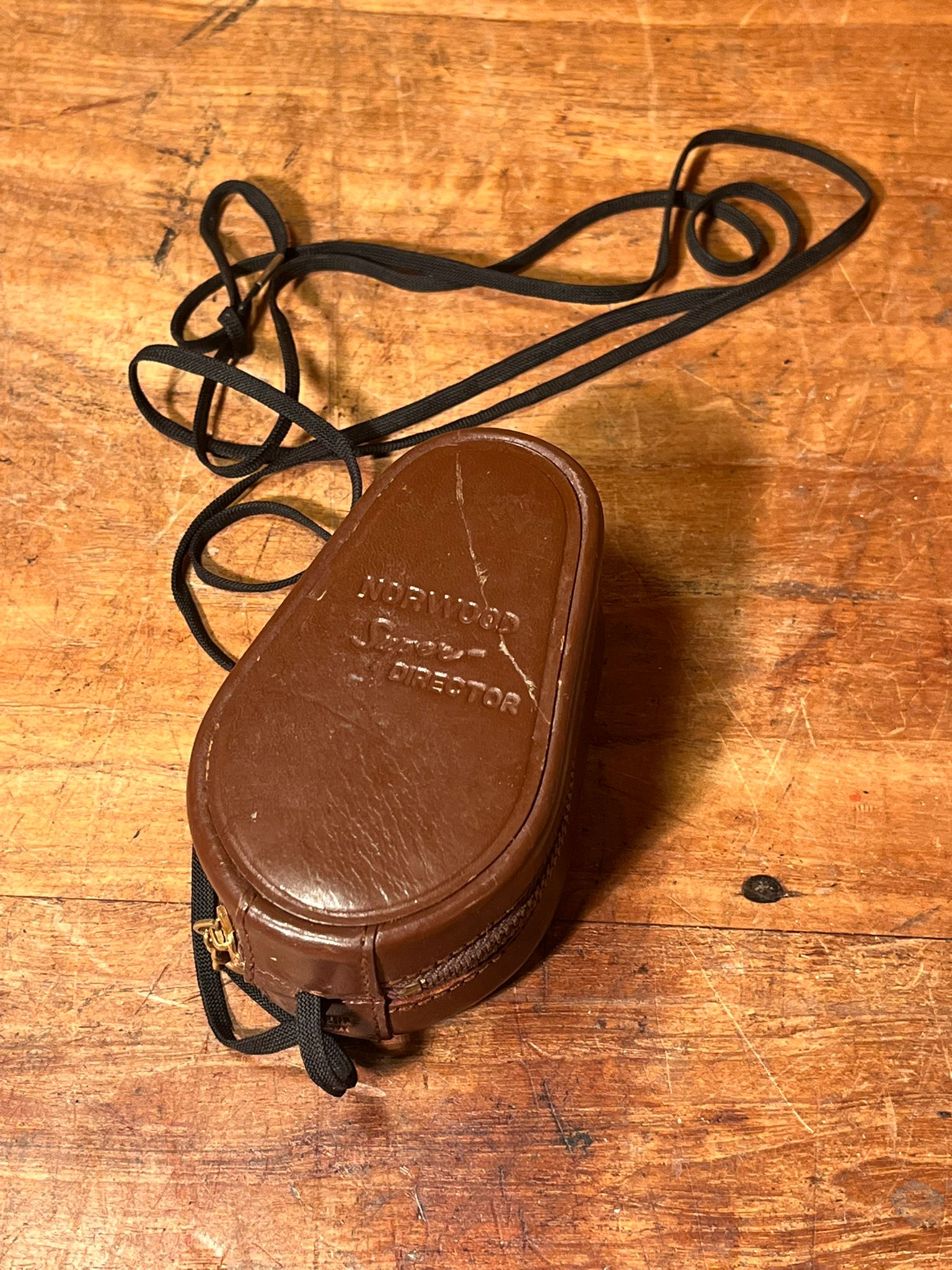 Norwood Director vintage lichtmeter met originele hoes