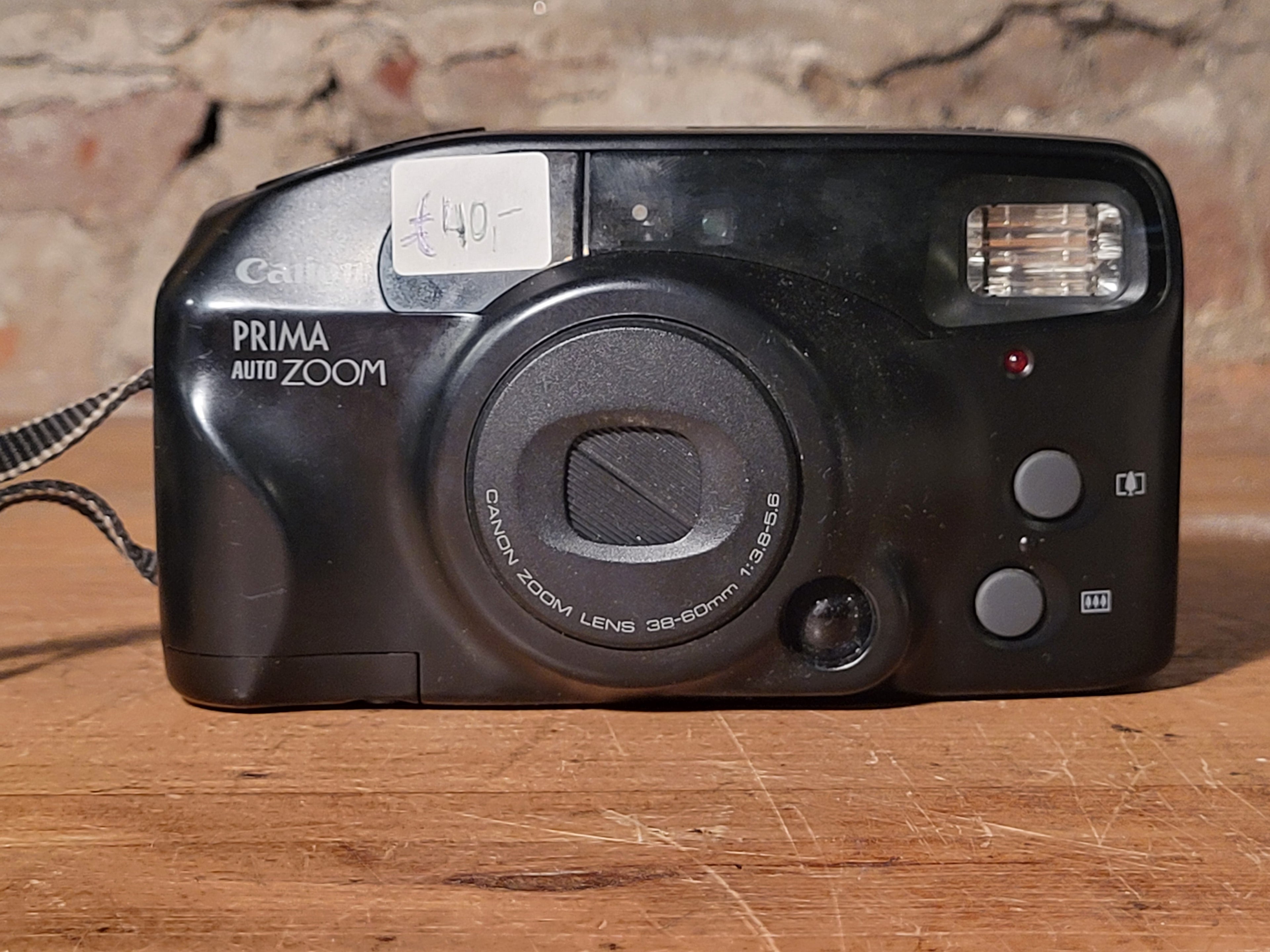 Canon Prima Auto Zoom 35mm compactcamera – vintage analoge camera bij De Majum Rotterdam