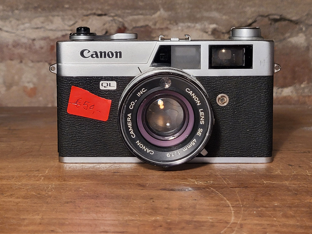 Canon Canonet QL19 rangefinder camera 45mm f/1.9 – vintage analoge camera bij De Majum Rotterdam