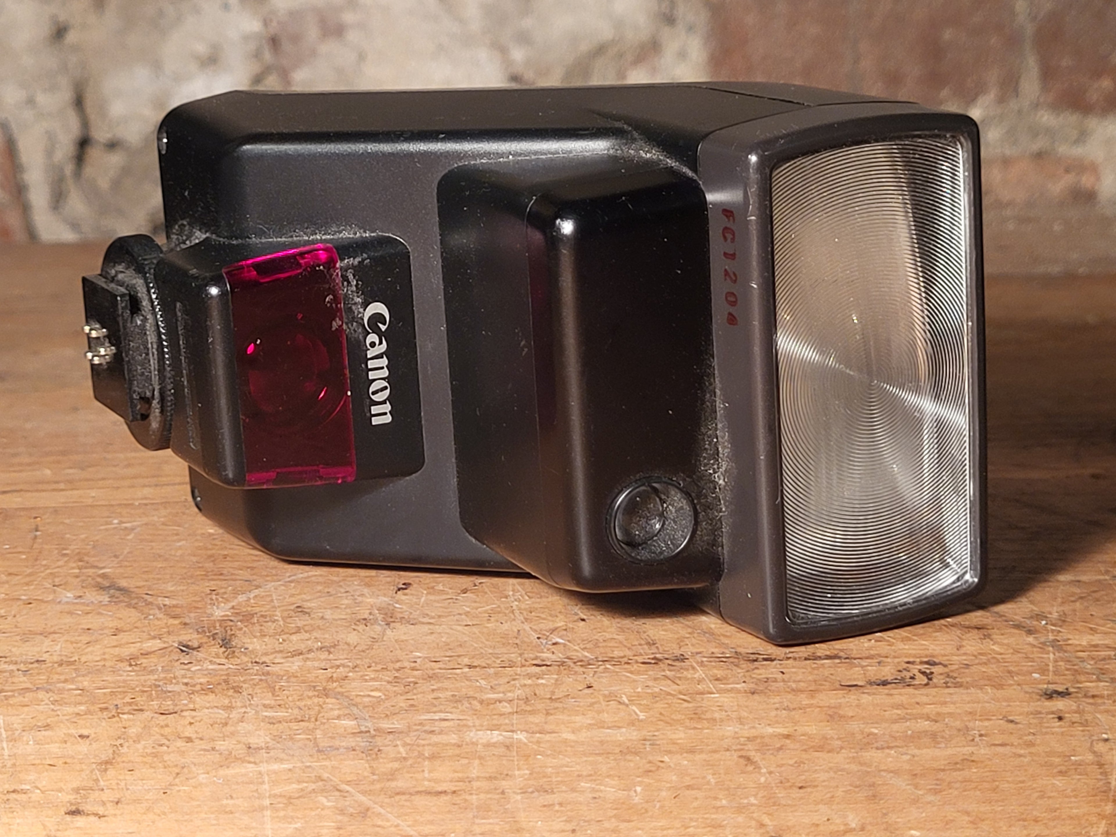 Canon Speedlite 300EZ flitser voor Canon EOS analoge – vintage analoge camera bij De Majum Rotterdam