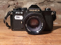 Yashica FX-3 + Yashica ML 50mm f/1.7 35mm Spiegelreflexcamera – vintage analoge camera bij De Majum Rotterdam