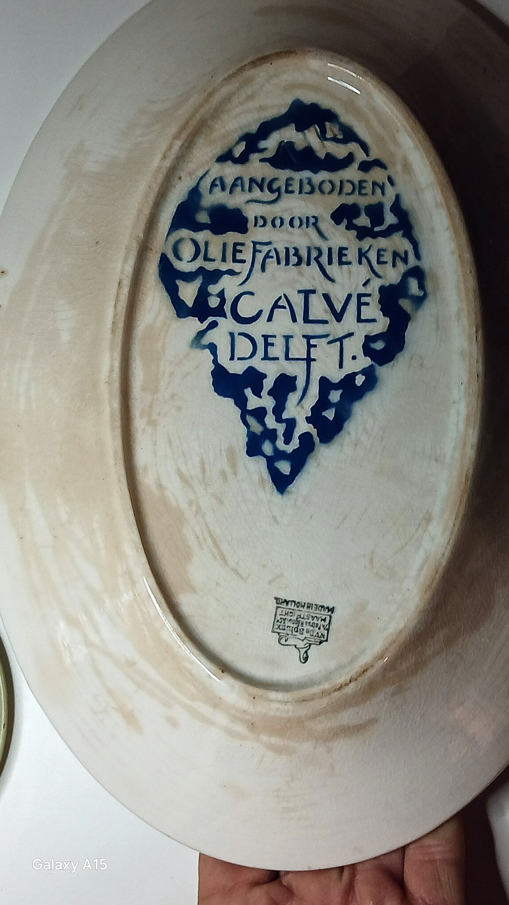Richard Roland Holst × Petrus Regout NOF Calvé Art Deco Schaal – 1924 – foto 2