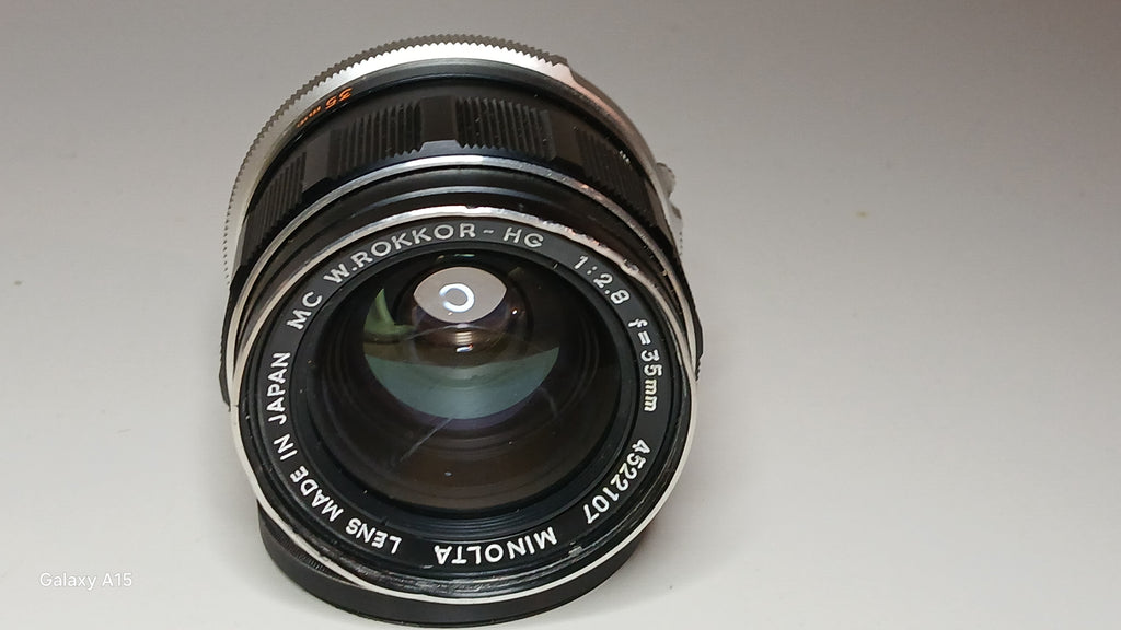 Minolta MC W.Rokkor-HG 35mm f/2.8 Groothoeklens – SR/MC Mount – foto 5