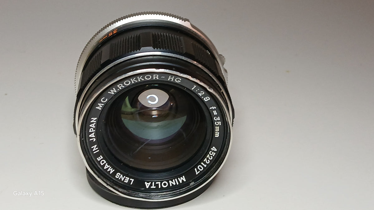 Minolta MC W.Rokkor-HG 35mm f/2.8 Groothoeklens – SR/MC Mount – foto 5