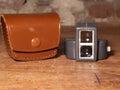 Watameter accessoire-afstandsmeter met leren etui.