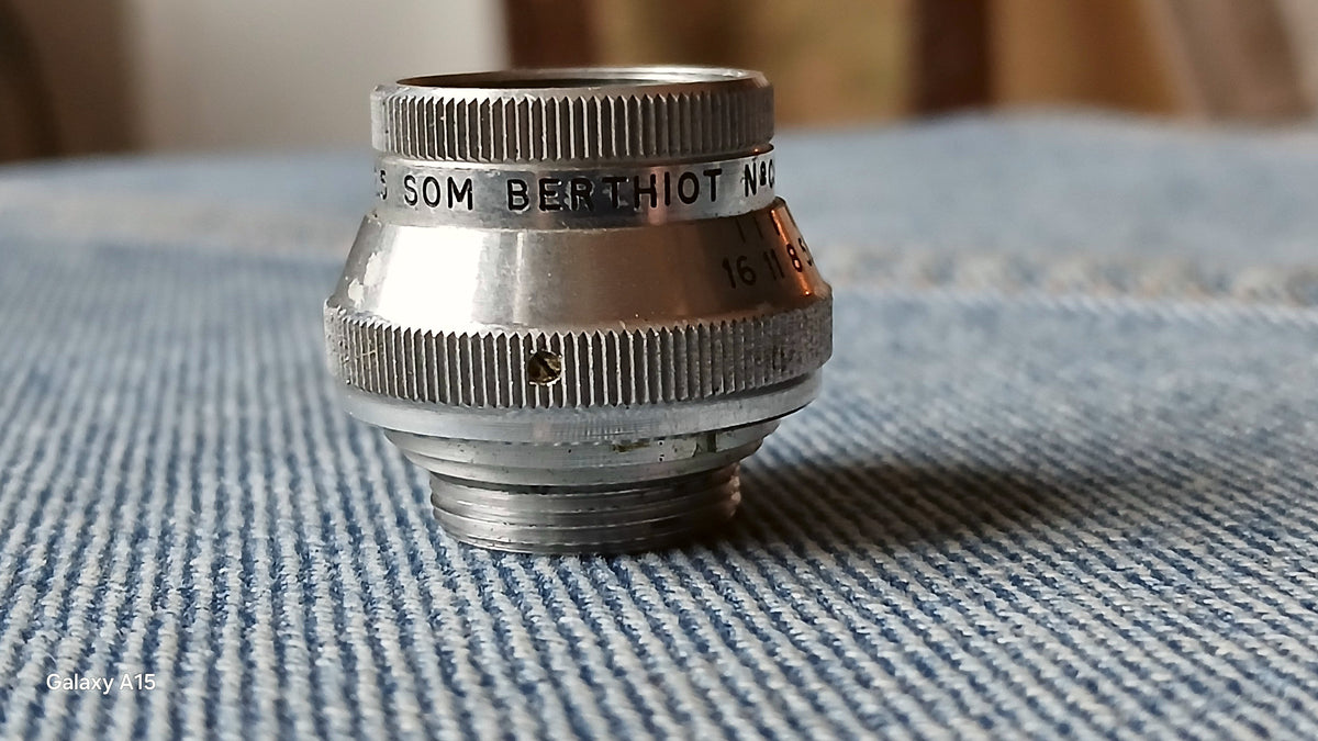 SOM Berthiot Cinor B 12.5mm f/2.5 Vintage Franse Cine Lens Beschrijving – foto 2