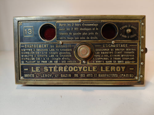 Antieke Le Stéréocycle Leroy stereocamera