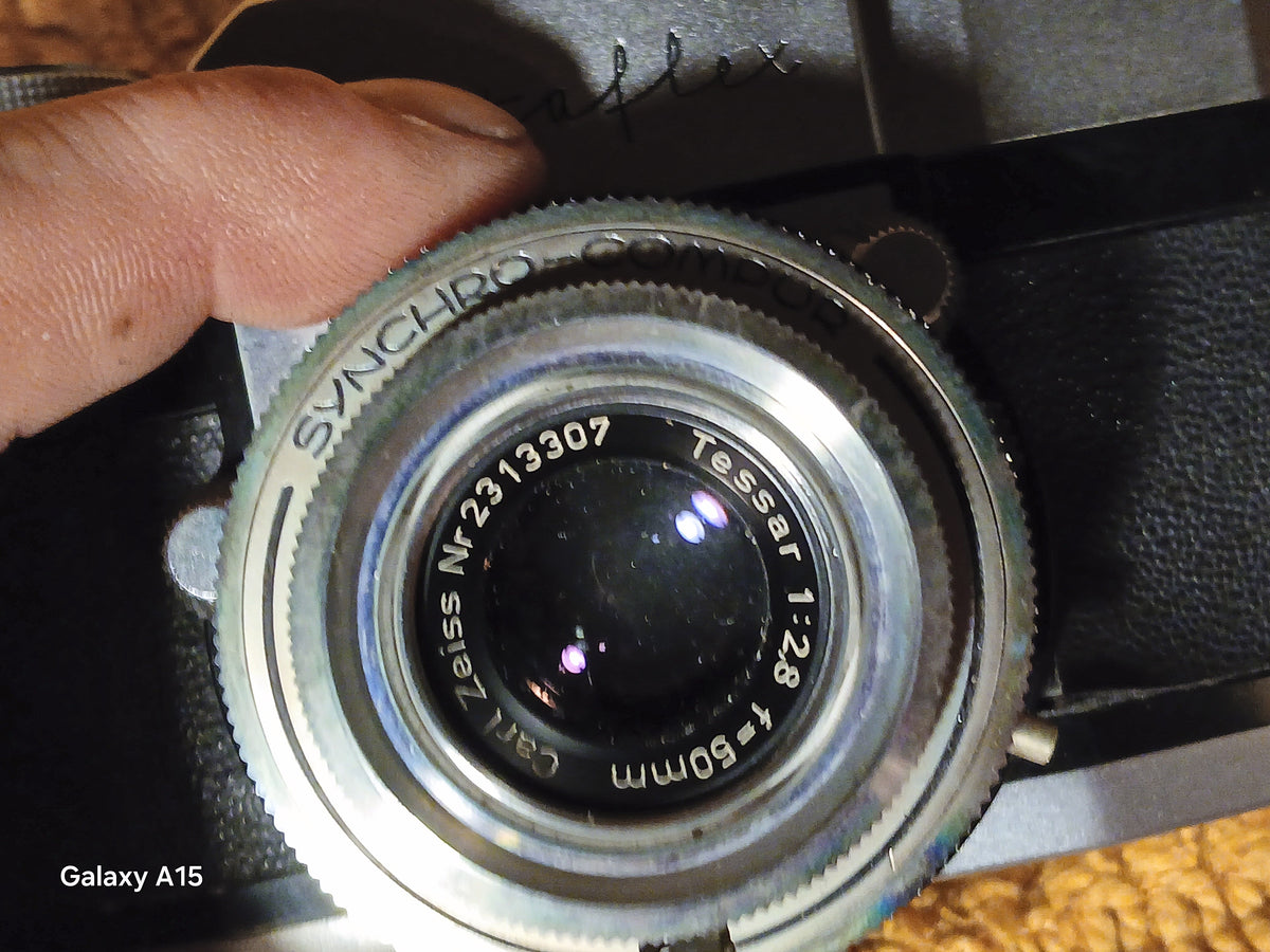 Zeiss Ikon Contaflex III 35mm camera met Carl Zeiss Tessar 2.8/50mm – foto 2