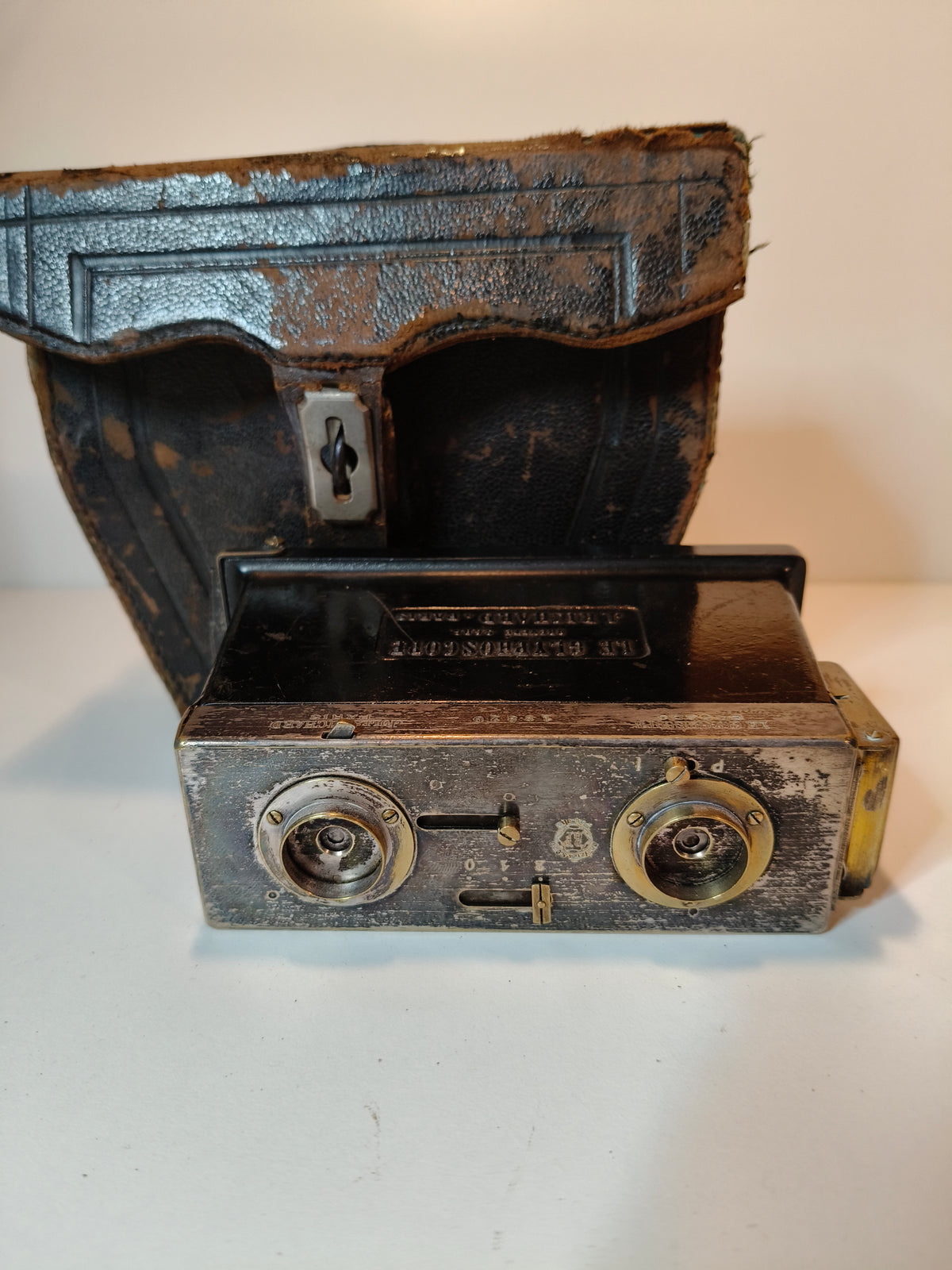 Jules Richard Le Glyphoscope stereocamera met etui