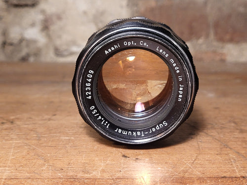 Asahi Super-Takumar 50mm f/1.4 M42 Lens – vintage analoge camera bij De Majum Rotterdam