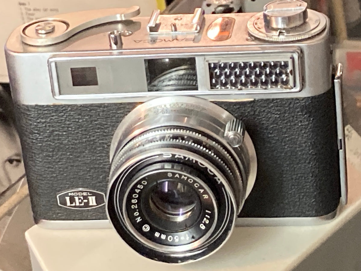 Bovenaanzicht van de Samoca LE-II camera