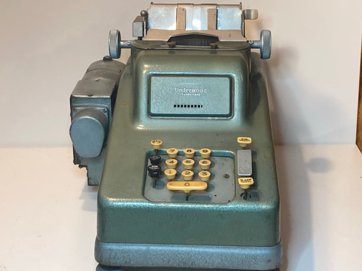 Underwood Sundstrand vintage elektrische optelmachine