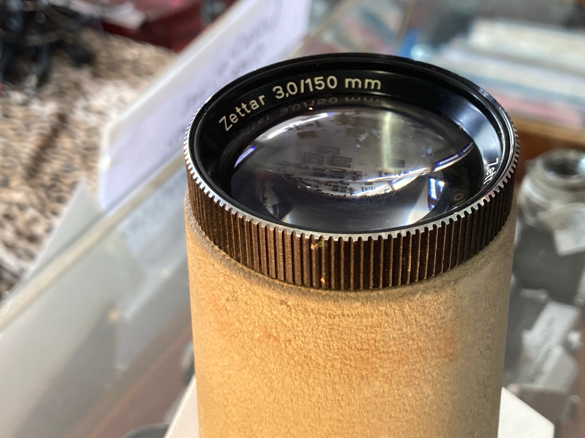 Zettar 150mm f/3 – projectielens met koker